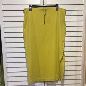 Urban Expressions Chartreuse Pencil Skirt